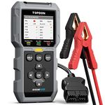 TOPDON AL500B OBD2 Scanner Battery Tester 2 in 1 Code Reader, Full OBDII Diagnosis, 12V Battery Test, 12V/24V Cranking Test, Charging Test, Car Diagnostic Scan Tool Analyzer