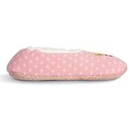 K. Bell Socks Women's Novelty Slipper Sock, Pink Dog, S-M