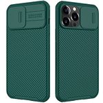 iPhone 13 Pro Max Case with Camera Cover,Slim Fit Thin Polycarbonate Protective Shockproof Cover with Slide Camera Cover, Upgraded Case for Apple iPhone 13 Pro Max (Green)