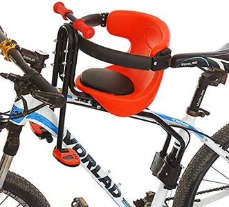 TFCFL Asiento infantil de seguridad para bicicleta, desmontable con pedal y mango, asiento delantero para bicicleta de hasta 30 kg, fácil de instalar
