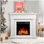 44" Corner Electric Fireplace with 