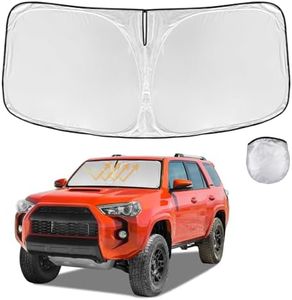 for Toyota 4Runner Windshield Sun Shade Sunshade for 2010-2024 4Runner Windshield Cover Custom-fit Toyota 4-Runner Car Front Window Shade Sun Visor Protector Shield Accessories Foldable Blocks UV Rays