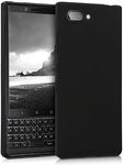 kwmobile Case Compatible with BlackBerry KEYtwo (Key2) Case - Soft Slim Protective TPU Silicone Cover - Black Matte