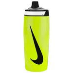 Nike Unisex - Adult Refuel Bottle Grip 18 oz Water Bottle, Volt/Black/Black, 532 ml