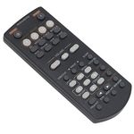 VINABTY RAV28 Replace Remote for Yamaha Home Theater Amplifier DVD AV Receiver RAV 28-WJ 40970 EU RAV28W RAV28WJ40970EU WJ40970 EU RX-V361 HTIB-6800 HTR-6030 RAV34 WN4668E RAV250 RX-V365 HTIB-680