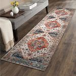 Aopota Hallway Runner Rug 8 ft Long Non Slip Runners for Hallways Washable Vintage Kitchen Runner Rug Boho Carpet Floor Mat for Living Room Bedroom Laundry Room