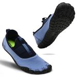 Impakto Barefoot Shoe for Men (Blue, 9)