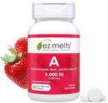 EZ Melts Dissolvable Vitamin A 5,000 IU, Sugar-Free, 2-Month Supply - 1 Pack