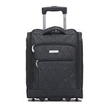 Flight Knight 45x36x20cm easyJet Underseat Carry On Non Priority Approved Hand Luggage Case - 2 Wheels - Ultra Lightweight Durable Soft Case Textile Cabin Suitcase