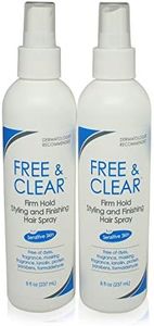 Free & Clear Hairspray Firm Hold, 8 Ounce (Pack of 2)