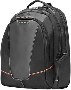 EVERKI Flight Business - Spacious Business Backpack for 16-inch Laptops, Large Compartments, Travel Laptop Backpack, Extra Large Bookbags for Men, Capacity of 28.5-L (EKP119), Black
