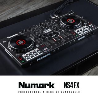 Numark NS4FX 4-Channel DJ Controller – Professional Performance Mixer