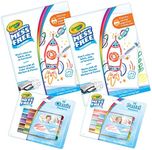 Crayola Color Wonder Mess Free Coloring Kit (120ct), 100 Coloring Pages, 20 Mini Markers, Travel Activity, Toddler Gift, 3+