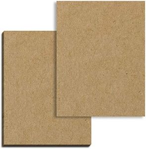 40 Sheets, Brown Kraft Cardstock, 300 GSM (110 lb. Cover) 8.5 x 11 inches