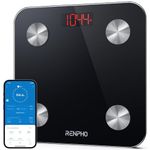 RENPHO Scale for Body Weight, Elis 1 Smart Bathroom Scale, Bluetooth Body Fat Scale, Digital BMI Body Weighing with Smart App, 396lbs