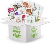 Oats Overnight - Ultimate Variety Pack High Protein, High Fiber Breakfast Shake - Gluten Free, Non GMO Oatmeal Chocolate Chip Cookie Dough, Banana Bread & More (16 Pack + BlenderBottle)