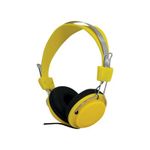 SoundLAB Fashion Colours Yellow Funky Stereo Headphones