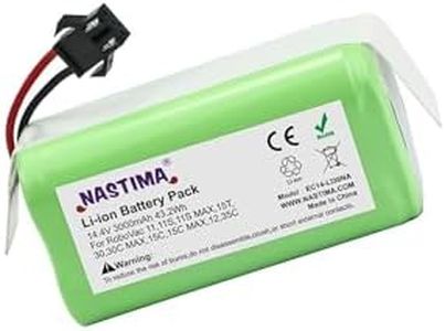 NASTIMA 14.4V 3000mAh Replacement Battery for Eufy Robovac 11 11S MAX 15C MAX 20C 30C MAX G10 G20 G30, for Ecovacs Deebot N79S,N79,DN622 N79SE,N79W, and Tesvor X500