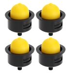 VGOL Pack of 4 Lawn Mower Oil Bubble Oiler Mower Oil Injector Fuel Pump Oiler Compatible with Fuxtec FX-RM Compatible with Hecht Lawn Mower Accessories