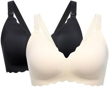 Momcozy Nursing Bras for Breastfeeding, Jelly Strip Support Maternity Bra