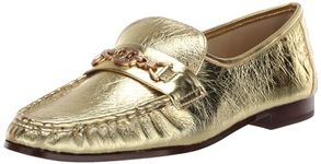 Sam Edelman Women's Lucca Loafer, Amber Gold, 6