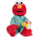 GUND Sesame Street Official Bedtime Elmo Muppet Plush, Premium Glow-in-The-Dark Plush Toy for Ages 1 & Up, Red, 12”