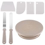 Cake Decorating Kits Supplies Include 1 Cake Turntable 2 Icing Spatula 4 Icing Smoother Scraper by WJIASI