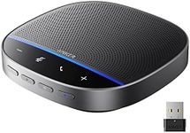 Anker PowerConf S500 Speakerphone with Zoom Rooms Certification, USB-C Conference Speaker, Bluetooth Speakerphone for Conference Room, Conference Microphone with Premium Voice Pickup