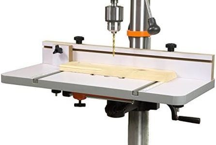 WEN DPA2412T 24 in. x 12 in. Drill Press Table with an Adjustable Fence and Stop Block