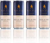 SAVYLL Non-Alcoholic Peach Bellini Mocktail 4-Pack (8.45 fl oz cans)