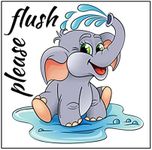 tinysiry Elephant Funny Toilet Seat