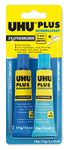 UHU Plus Quick Secure 45700 2-Component Epoxy Resin Glue 2 x 15ml