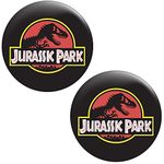 Jurassic Park Pinback Buttons - 2.25 Inches