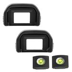 Eyepiece Eyecup Viewfinder Eye Cup for Canon EOS 4000D 2000D 1300D 1200D 1100D 800D 750D 760D 700D 650D 600D 550D 500D 450D 400D 350D 250D 200D 100D Camera,ULBTER EF Eyecup + Hot Shoe Cover