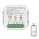 Wi-Fi Gate Opener, Wi-Fi Garage Door Opener, Connect to existing gate and Garage Door openers, Compatible with Amazon Alexa, Google Assistant