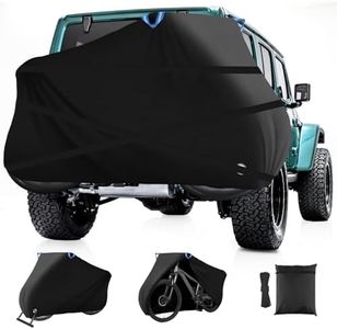SIRUITON Bike Cover for Transport 3 Bike-Heavy Duty 420D Travel Bike Covers, Outdoor Strong UV Protection & Windproof, Waterproof Bicycle Rack Covers for Car, Truck, RV, SUV.