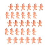 60pcs 1 Inch Mini Plastic Babies for Baby Shower Games Ice Cube Party Decorations and Table Scatter