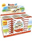 Dave's American Food Kinder Creamy Pack Of 24 Milky and Cocoa Chocolate with Extruded Rice, 456 Grams