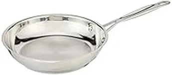 Cuisinart 722-20 8-Inch Chef's-Classic-Stainless-Cookware-Collection, 8 inches, Open Skillet, Stainless|Stainless Steel