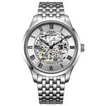 Rotary GB02940/06 Stainless Steel Greenwich Gents Automatic Wrist Watch