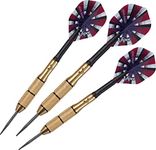 Viper Elite Brass Steel Tip Darts, 23 Grams