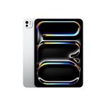 Apple iPad Pro 11-inch (M4): Ultra Retina XDR display, 512GB, Landscape 12MP Front Camera/12MP Back Camera, LiDAR scanner, Wi-Fi 6E, Face ID, All-Day Battery Life, Standard glass - Silver