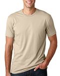 Next Level Apparel mens Next Level Premium Fitted Short-Sleeve Crew(3600)-CREAM-XS