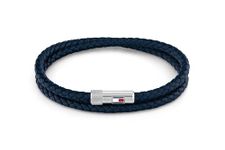 Tommy Hilfiger Jewelry Men's Leather Bracelet Blue - 2790264S