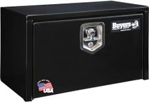 Buyers Products 1703350 Black Steel Underbody Truck Box with T-Handle Latch, 14 x 12 x 24 Inch