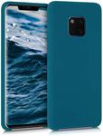 kwmobile Case Compatible with Huawei Mate 20 Pro Case - TPU Silicone Phone Cover with Soft Finish - Teal Matte