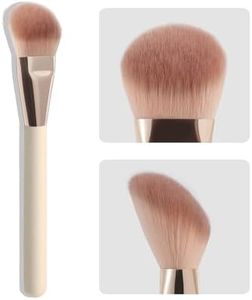 Moguri Pinceau de visage multi-tâches, pinceau angulaire pour fond de teint liquide, contour, blush, bronzant, highlight, outil de maquillage du visage incliné