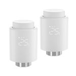 2 Pack SONOFF Zigbee Thermostatic Radiator Valve,Add-On Smart Radiator Valve For Smart Home Control, Easy Installation, Save Heating Costs,Works With Alexa, Google Home