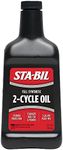 STA-BIL Full Synthetic 2-Cycle Oil - With Fuel Stabilizer For Up To 12 Months Protection - 5 Gallon Multi-Mix - 50:1/40:1 Mix Ratios - Low Smoke Formula, 13 fl. oz. (22404)