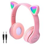 Pink Headphones for Kids, Megedream